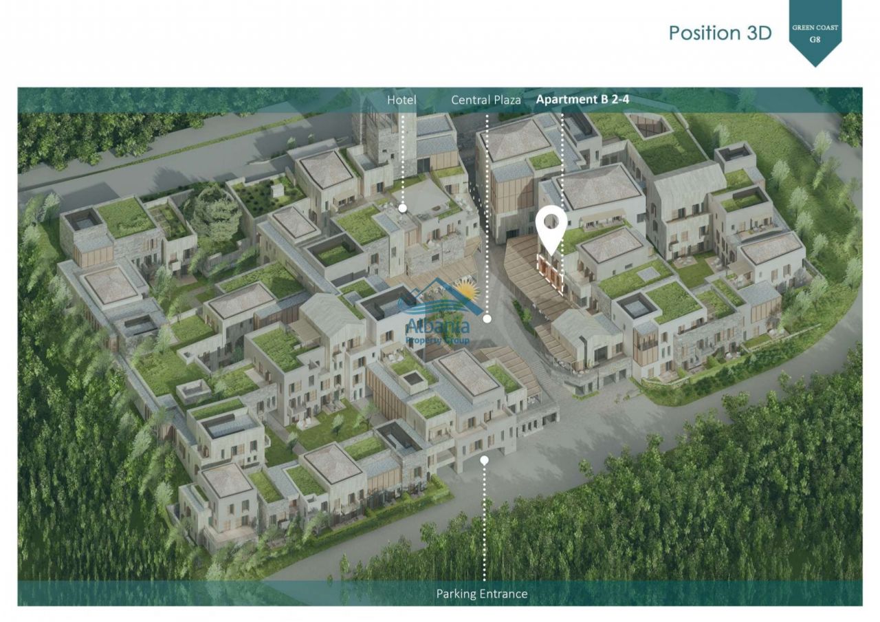 Luxury Apartment For Sale In Dhermi Vlore, South Of Albania, Next To The Beach 